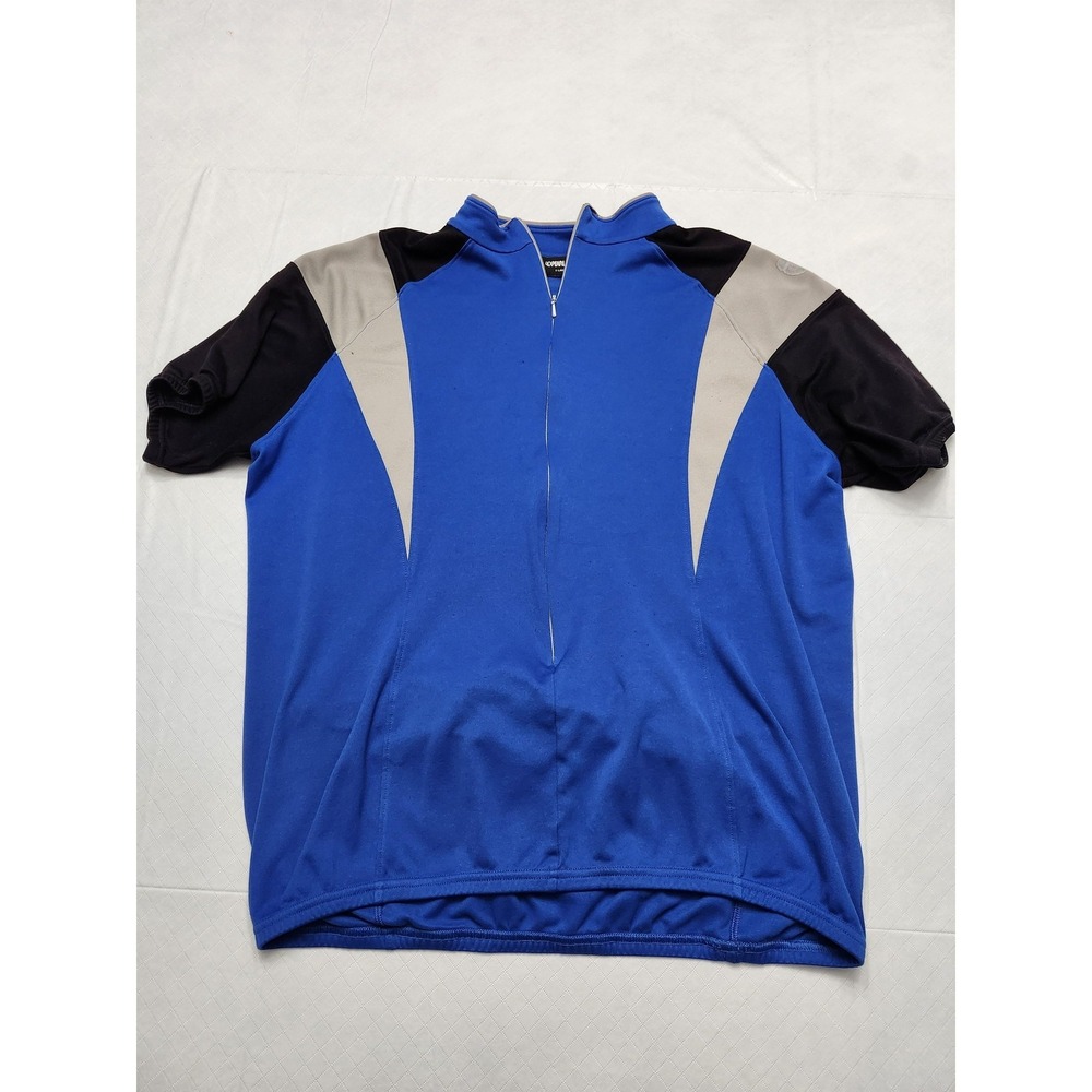 Pearl Izumi Cycling Shirt Mens XL Blue Ultrasensor 1/4 Zip Jersey Bike